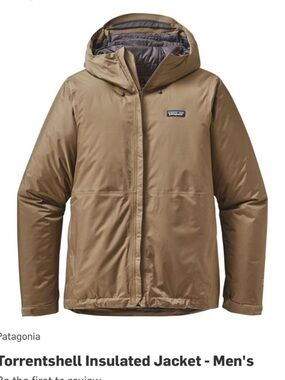 Patagonia men's Insulated Torrentshell Jacket #83716